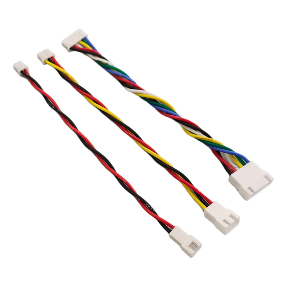 JST XH 2.54mm Pitch Male Female Extension Cable and 22AWG Pre-Crimped Silicone Cable 2 3 4 5 6 Pin Housing XH2.54 Extension Cord Peaceful Pleasures Health and Wellness