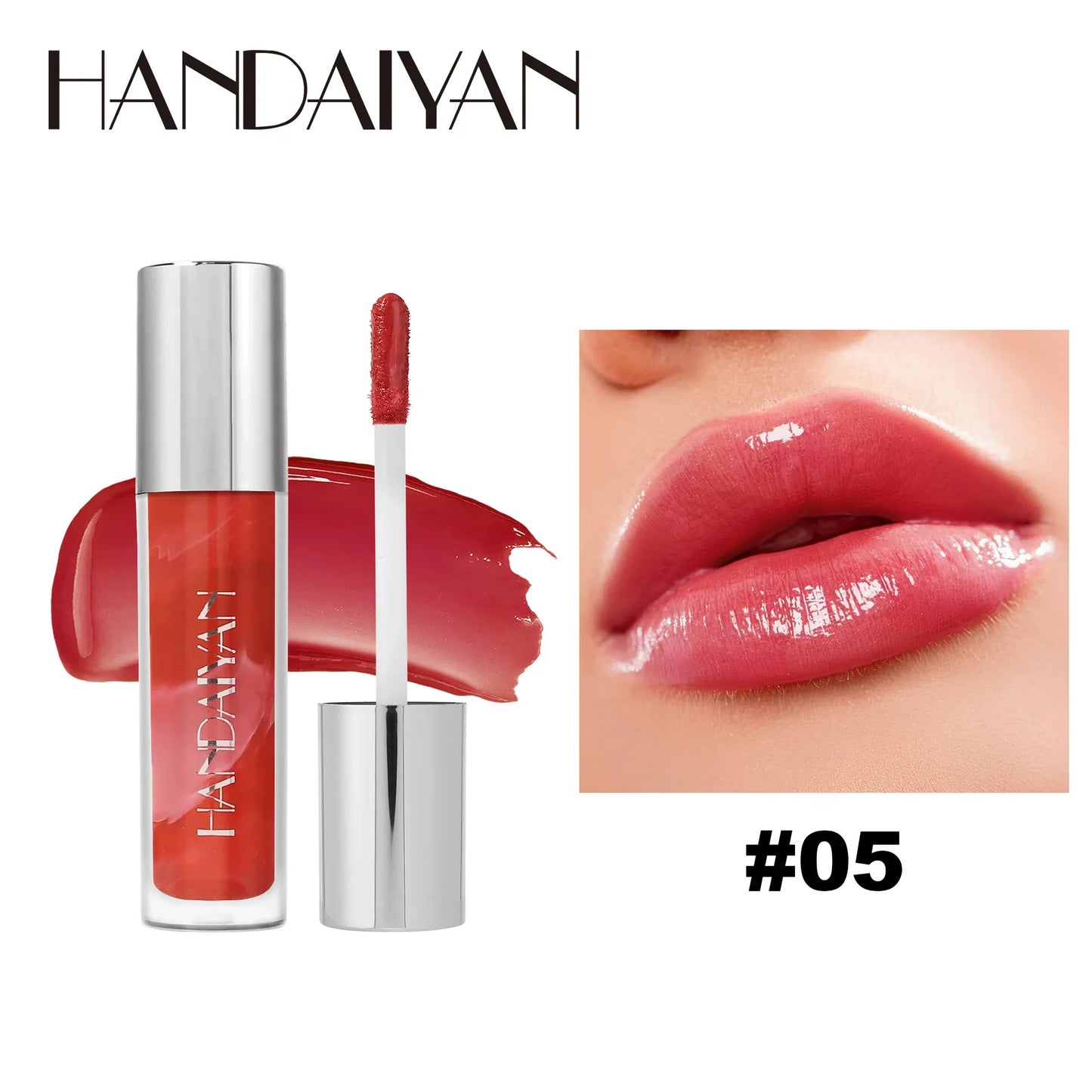 Handaiyan Vitamin E Lip Gloss – Hydrating Plumping Glaze