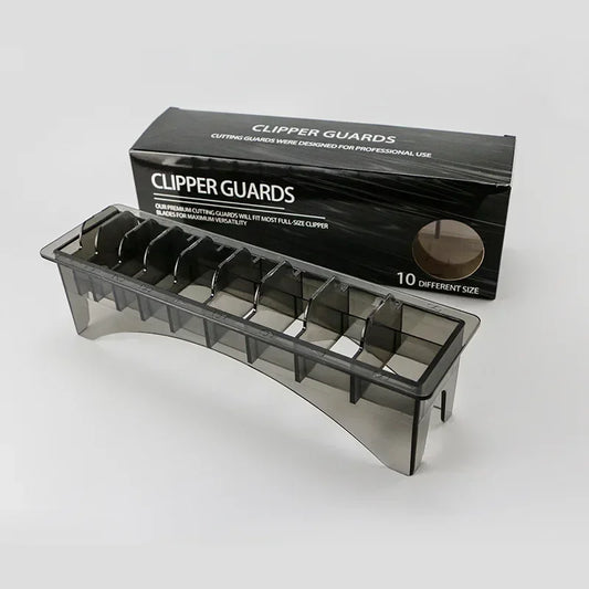 Plastic Storage Box for Clippers, Combs & Hairdressing Tools Tool Storage Organizer Peaceful Pleasures Health and Wellness 03-Transparent black
