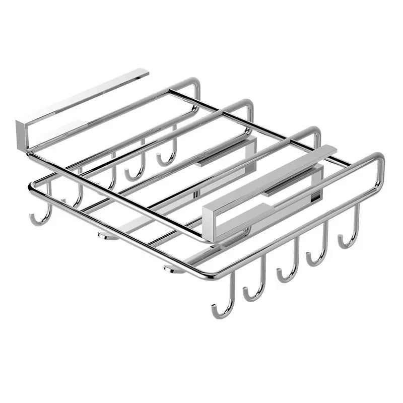Kitchen Under Cabinet Basket Storage Shelf Cutting Board Rack Kitchen Closet Rack Under Desk Cabinet Office Bathroom Organizers Peaceful Pleasures Health and Wellness