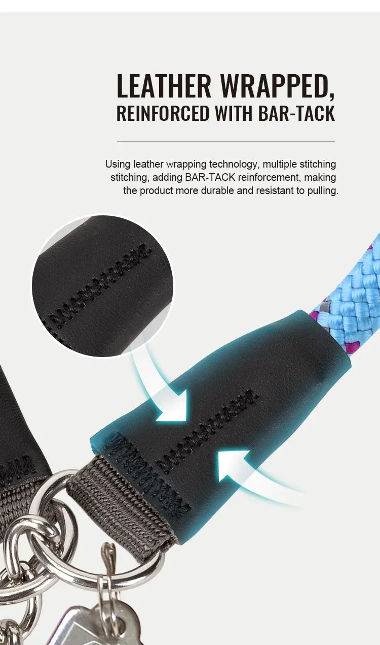 Truelove P-Chain Reflective Nylon Dog Collar TLC5373 Peaceful Pleasures Health and Wellness