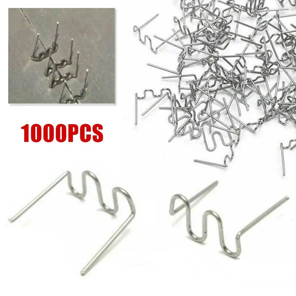 1000-Pc 0.6mm S-Wave Staples – Car Bumper Plastic Repair Kit