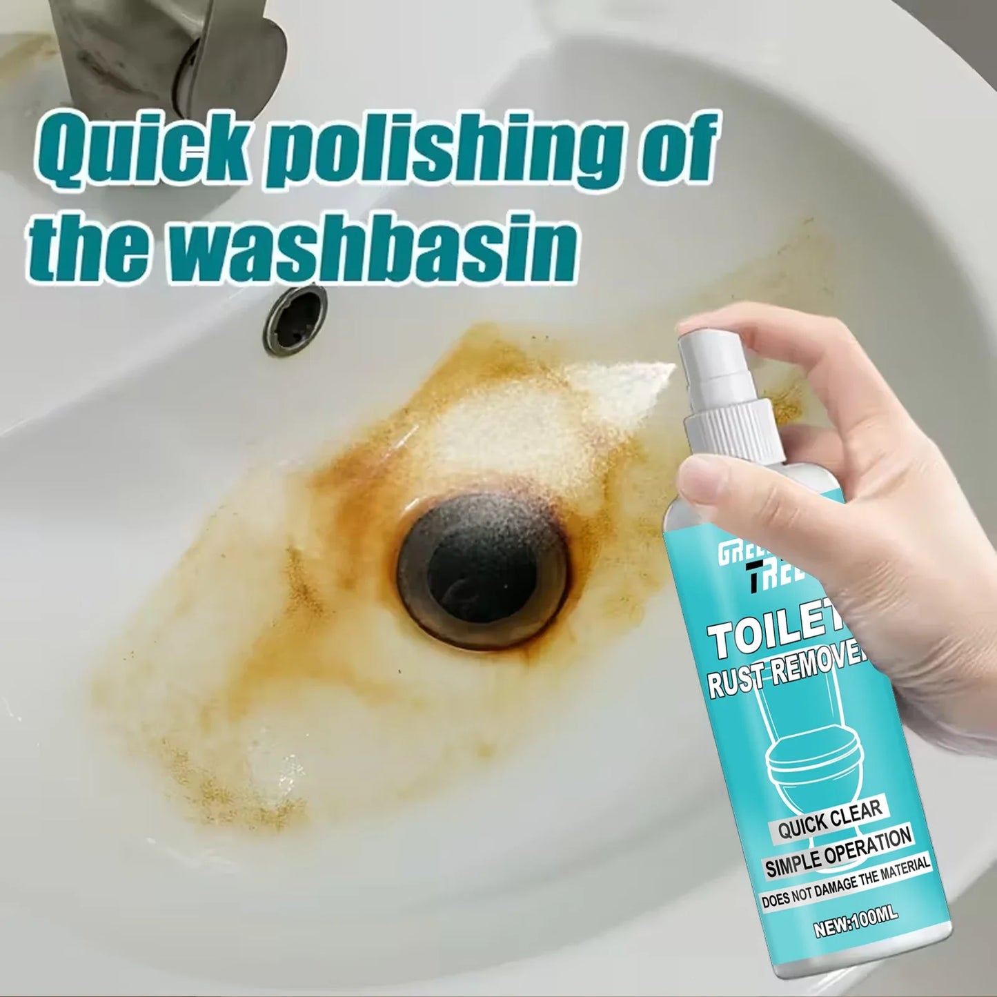 Heavy-Duty Ceramic & Toilet Rust Eliminator Cleaner