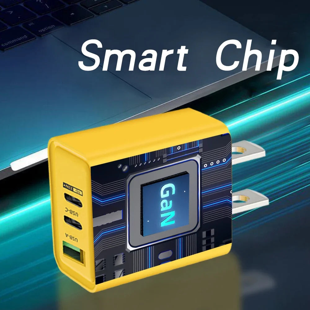 65W GaN USB-C Fast Charger | PD & QC | iPhone Samsung