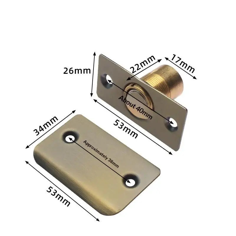 Invisible Magnetic Door Catch – Adjustable Strong Door Stopper Magnetic Door Catch Peaceful Pleasures Health and Wellness A4