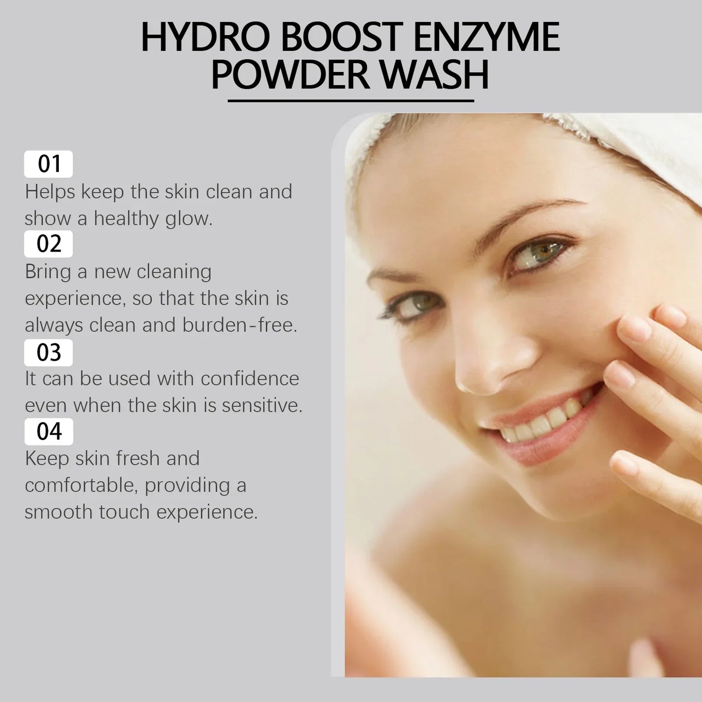 Enzyme Face Powder Wash – Oil Control & Blackhead Cleanser Peaceful Pleasures Health and Wellness