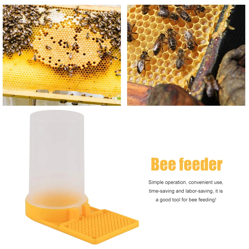 Beekeeping Bee Water Feeder – Transparent Hive Drinker Peaceful Pleasures Health and Wellness