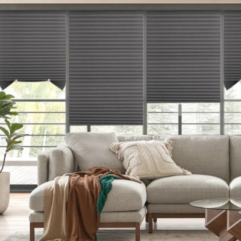 Self-Adhesive Pleated Window Blinds | Cordless No-Drill Shades
