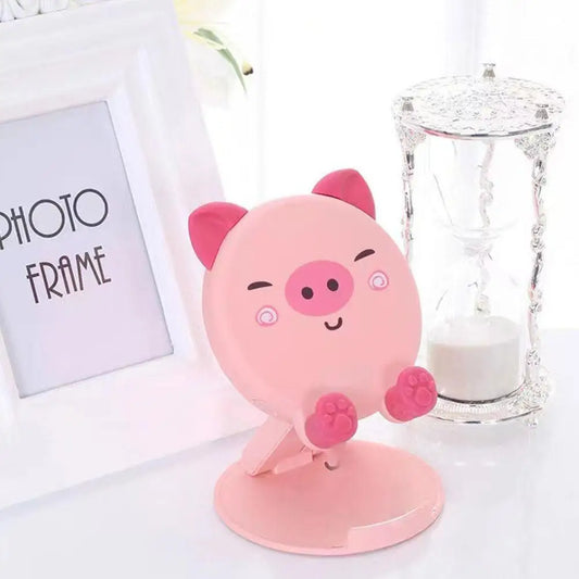Cute 3D Animal Silicone Phone Stand | Foldable Desk Holder Phone Stand Peaceful Pleasures Health and Wellness