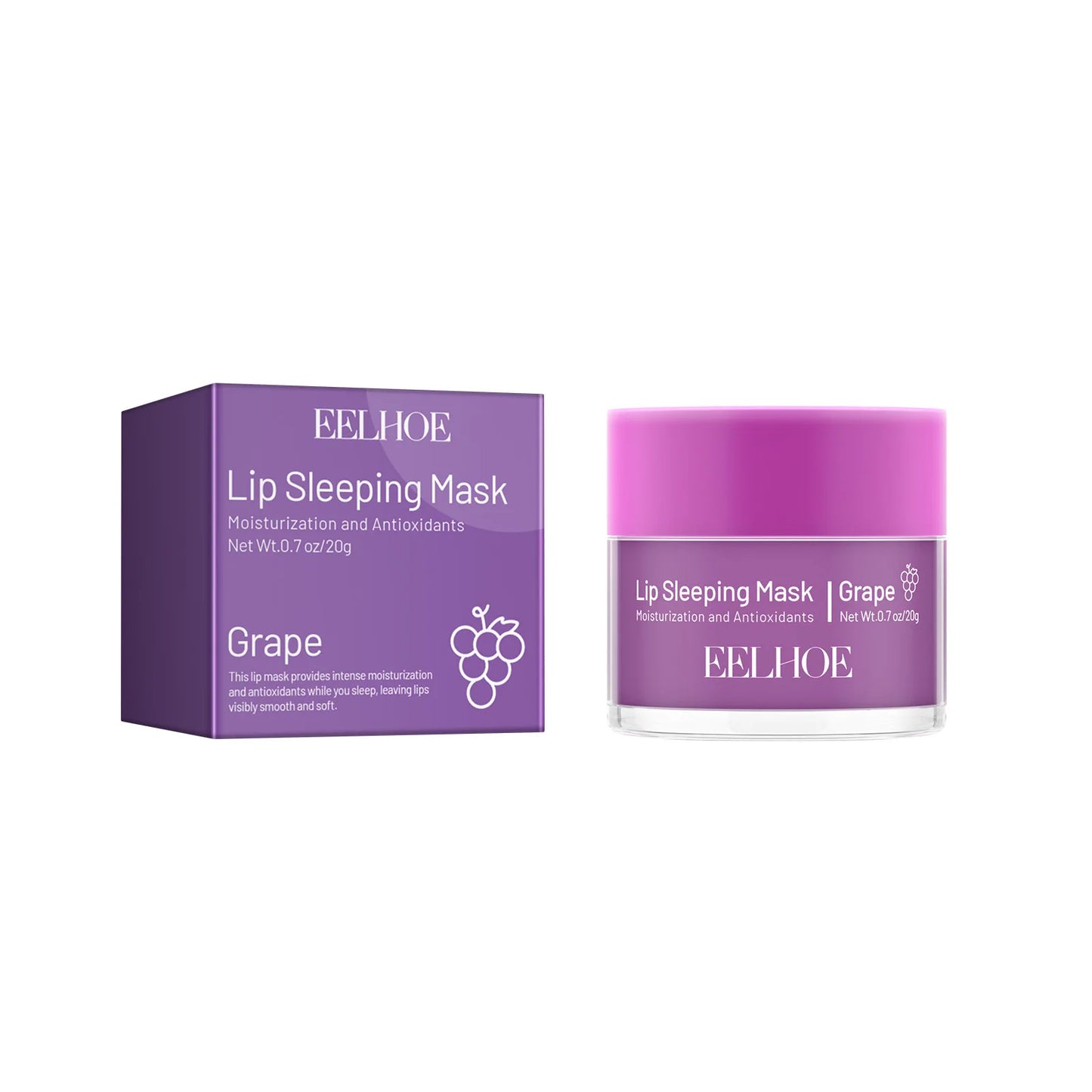 Day & Night Repair Lip Balm Mask – Moisturizing & Healing Lip Care Peaceful Pleasures Health and Wellness Grape
