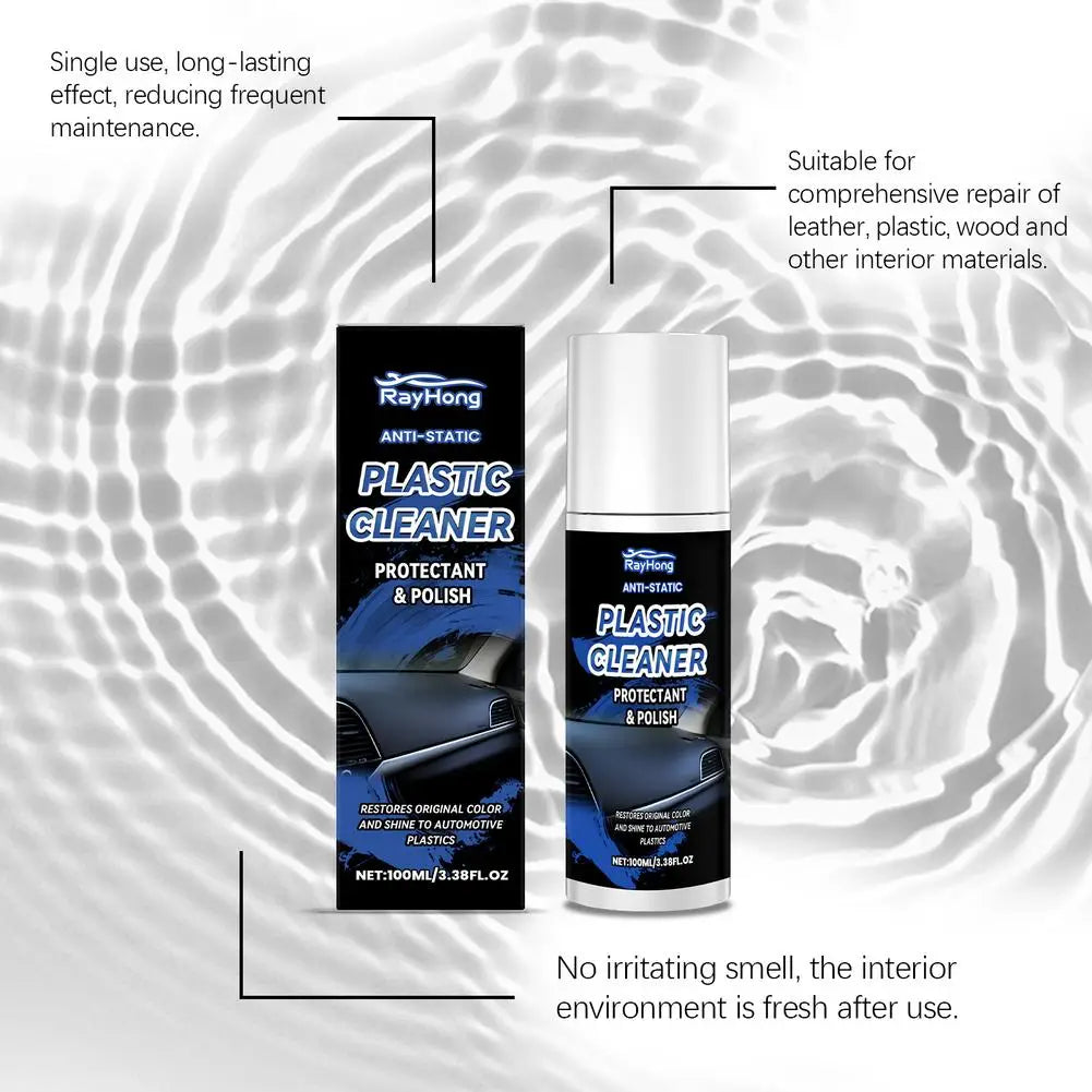 100ml Car Plastic Restorer Car Cleaning Products Plastic Leather Restore Car Polish Repair Coating Renovator Back To Black Gloss Peaceful Pleasures Health and Wellness