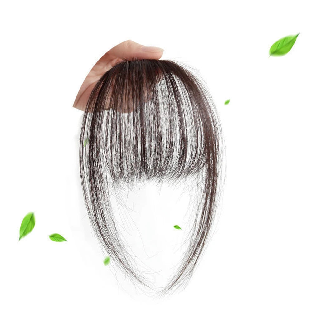 1PC Air Bangs Wig Summer Light And Thin Fake Bangs Natural Forehead Invisible And Traceless Bangs Wig Piece Peaceful Pleasures Health and Wellness