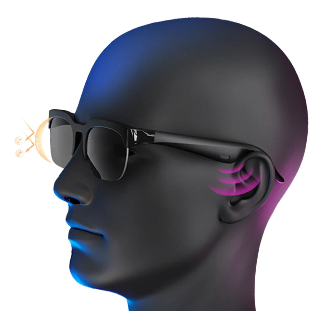 Smart BT Sunglasses – AI Translator, Music & Calls, UV Shield Peaceful Pleasures Health and Wellness United States