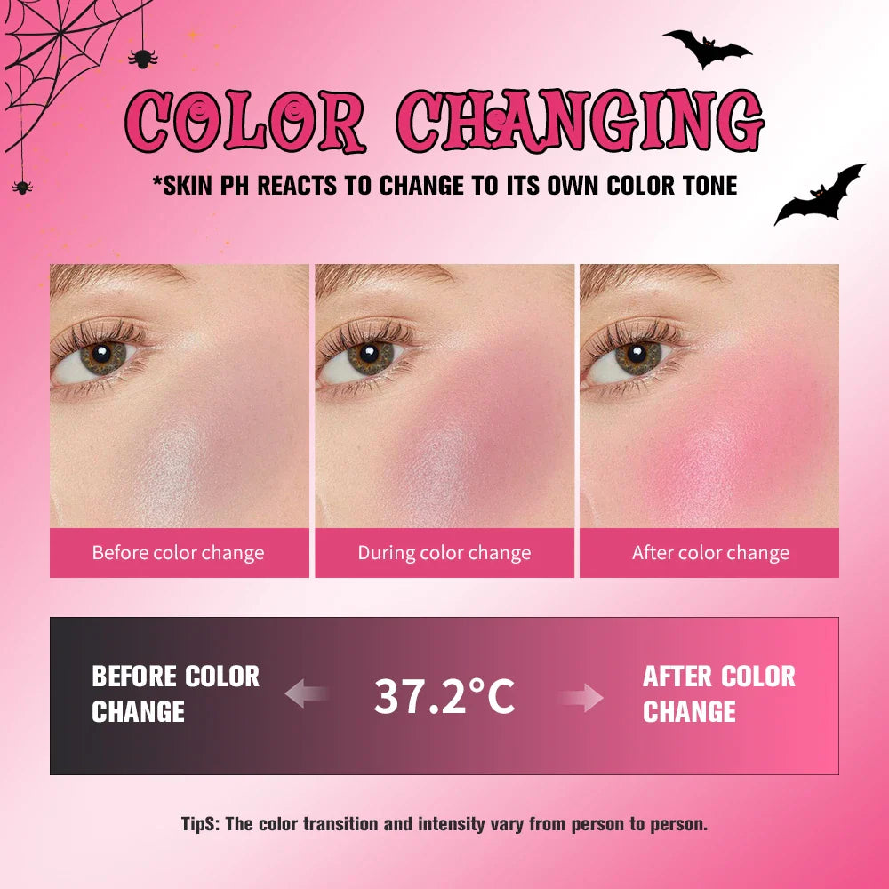 pH Color-Changing Black Cream Blush – Cheeks, Lips & Eyes