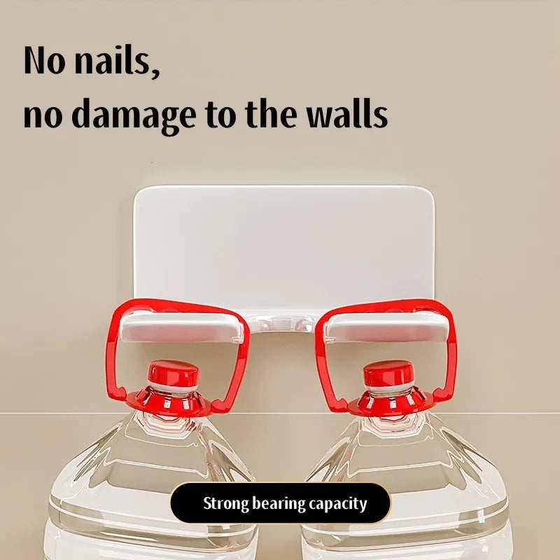Wall Mounted Hair Dryer Holder & Straightener Organizer Stand