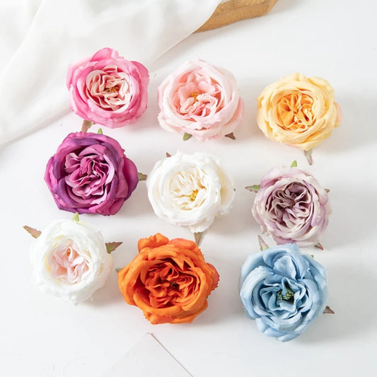 Artificial Silk Peony Flower Heads 5/15Pcs – Wedding & Home Decor Artificial Flower Heads Peaceful Pleasures Health and Wellness
