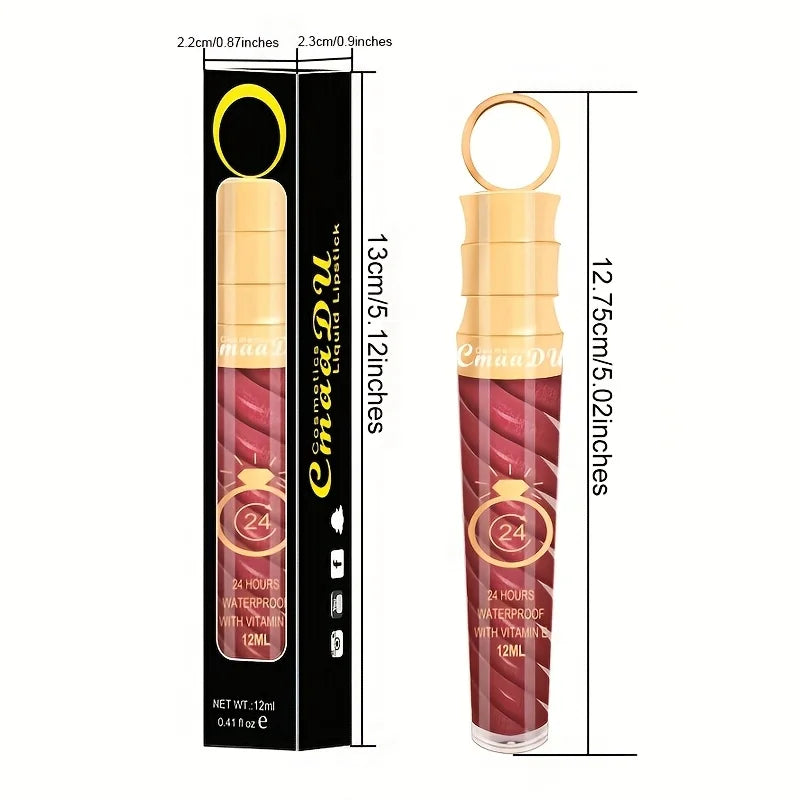 Cmaadu Matte Lip Gloss – Waterproof Long-Lasting Non-Stick