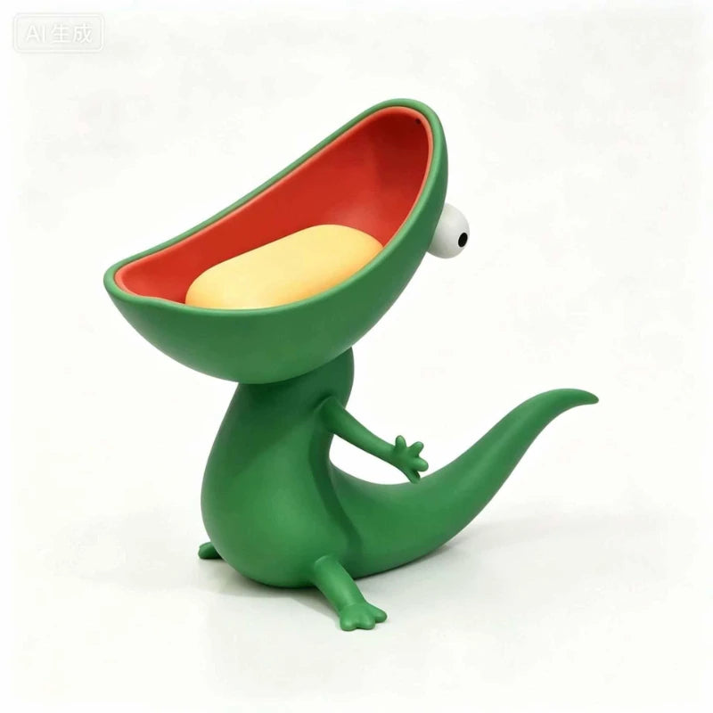 Reptile Snake Lizard Resin Soap Box, Key Holder & Desk Décor
