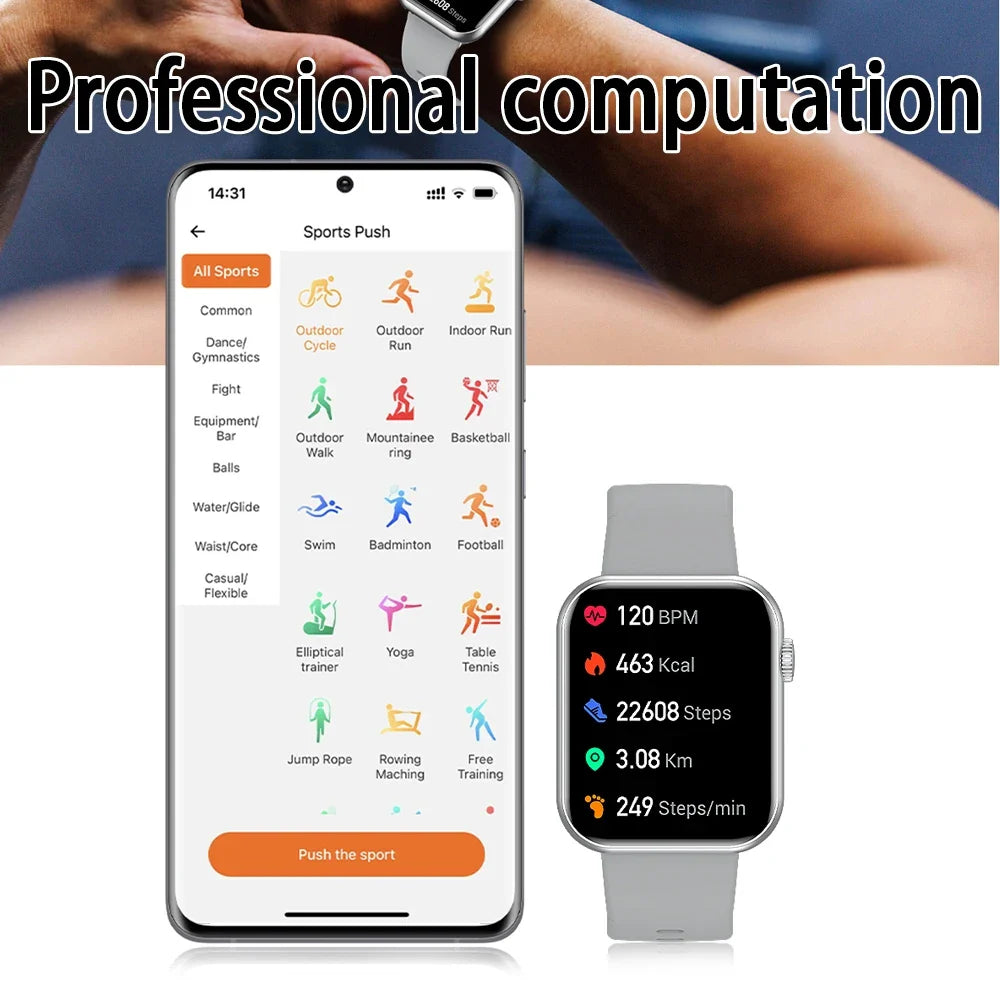 Jooeniok Women's Smartwatch – Bluetooth, AMOLED & Fitness Tracker