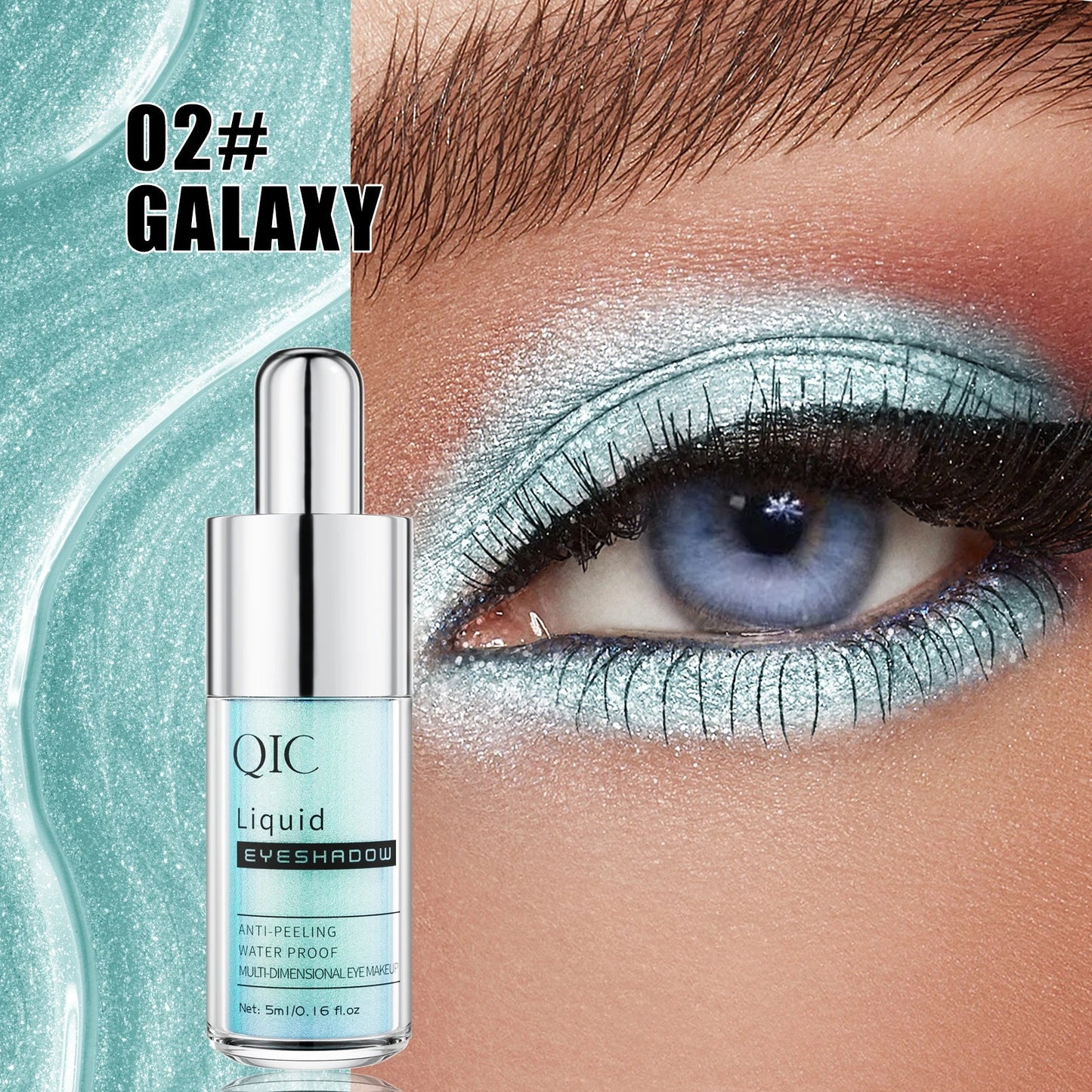Diamond Sparkling Glitter Liquid Eyeliner – Waterproof & Quick Dry