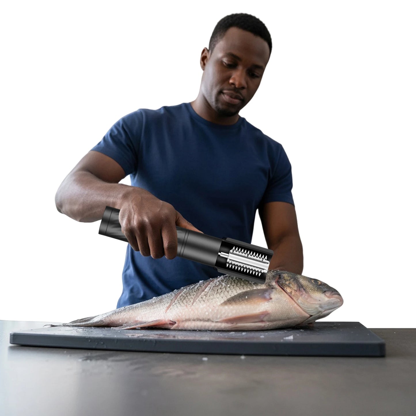 Powerful Electric Coconut Grater and Fish Scale Scraper USB Rechargeable Stainless Steel Blade Scraper for Kitchen Seafood Peaceful Pleasures Health and Wellness