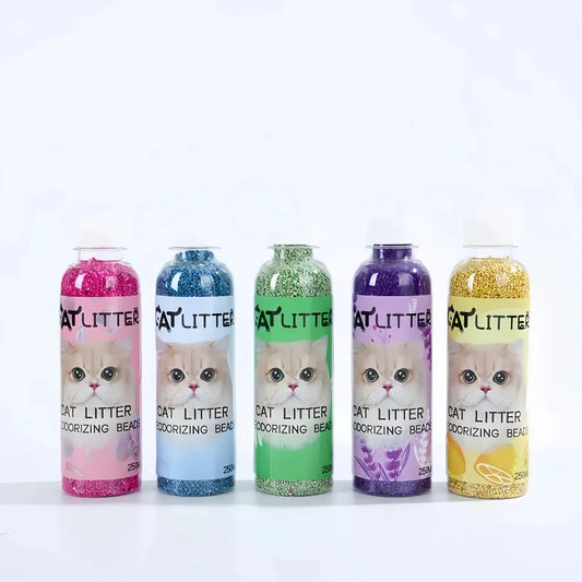Cat Litter Deodorizing Beads – Litter Box Odor Eliminator Litter Box Deodorizer Peaceful Pleasures Health and Wellness