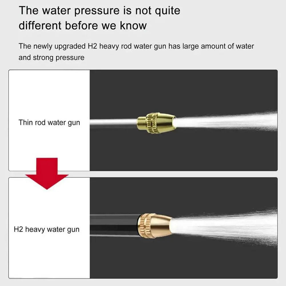 High-Pressure Garden Hose Spray Nozzle | Multi-Pattern Water Blaster