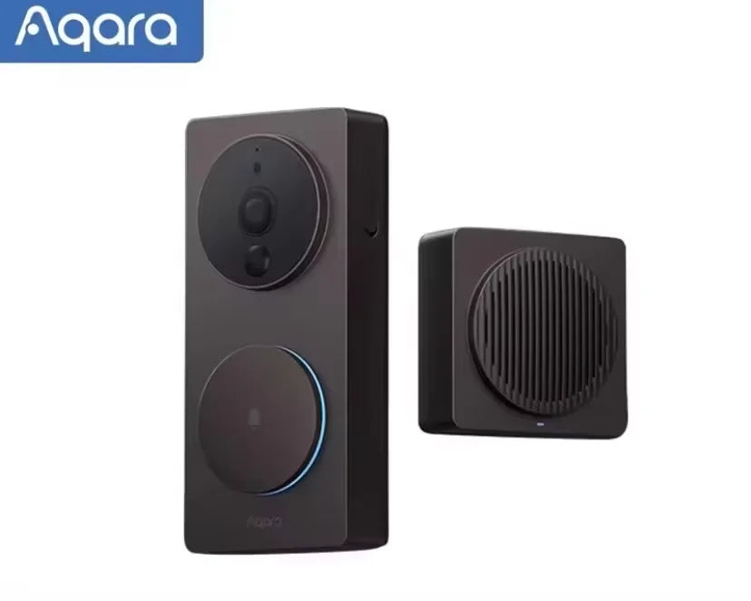 Aqara G4 Video Doorbell 1080P HD Pixels Visual Door Bell For Apple Homekit App Remote Control Electronic Cat Eye Smart Home Peaceful Pleasures Health and Wellness Grey