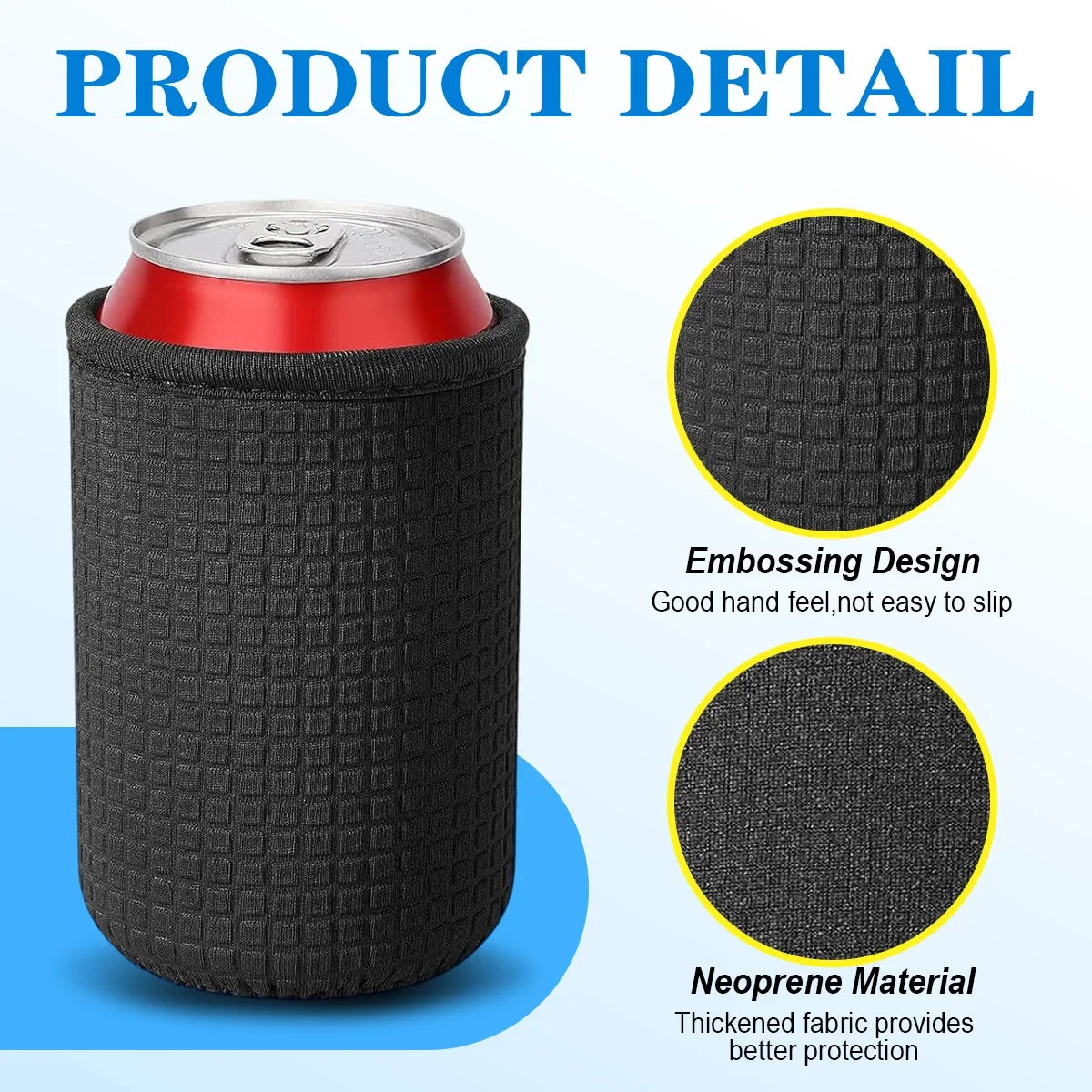 4 Pack 300ml/10oz Beer Bottle Insulator Sleeves, Insulated Reusable Cup Covers for Cans and Bottles, Drink Cooler Sleeve Set Peaceful Pleasures Health and Wellness