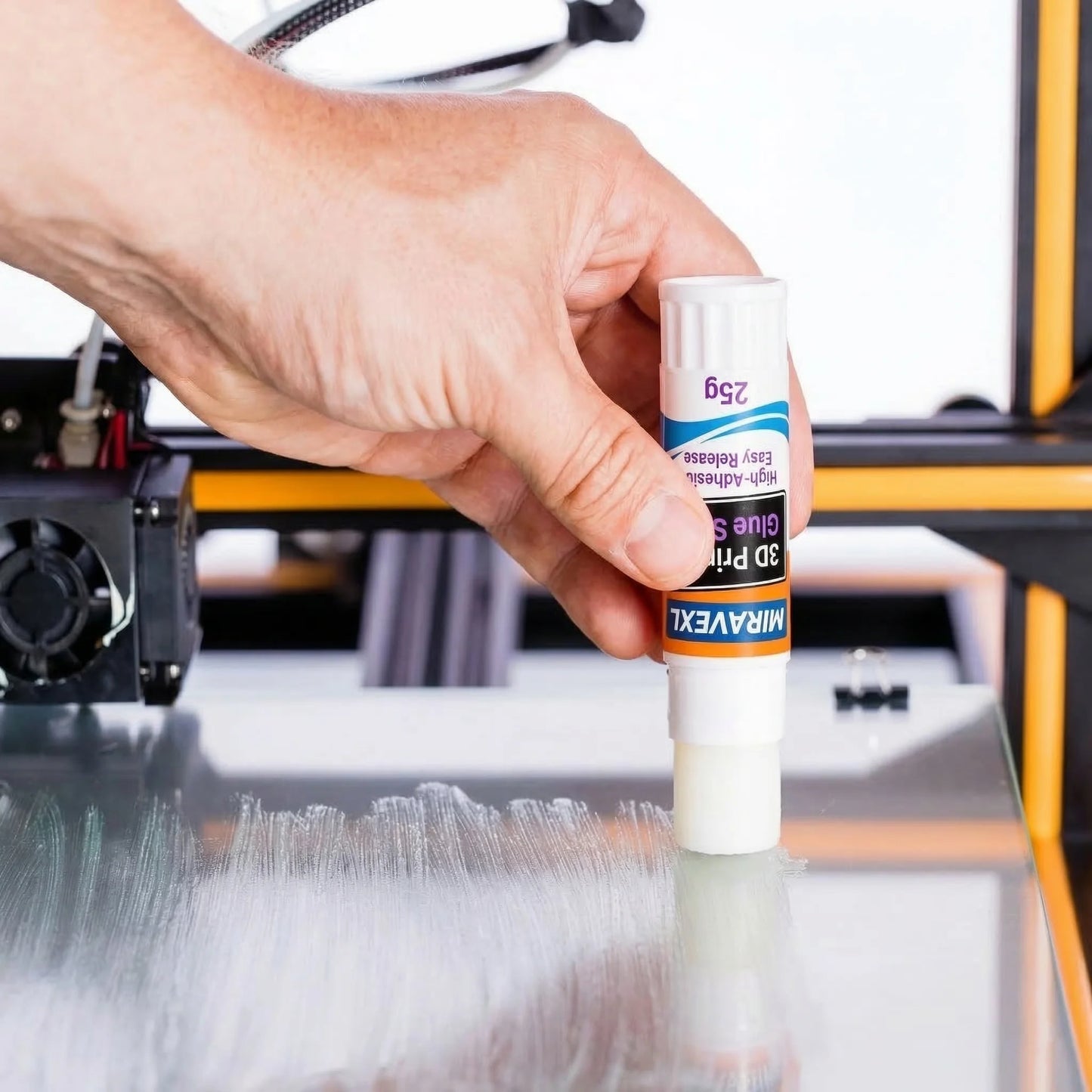 MIRAVEXL 3D Printer Glue Stick Strong Bed Adhesive Anti-Warping for PLA ABS PETG TPU Solid Print Glue Peaceful Pleasures Health and Wellness