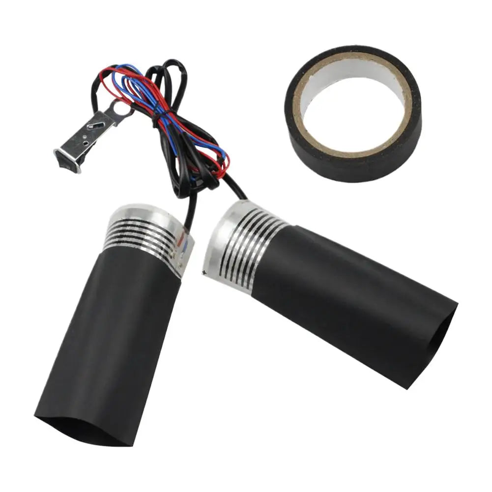 12V Motorcycle Heated Handlebar Grip Kit | Winter Hand Warmer Heated Handlebar Grips Peaceful Pleasures Health and Wellness