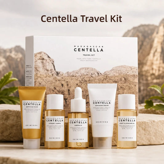 SKIN1004 Centella Travel Kit – 5-Piece K-Beauty Skincare Set K-Beauty Skincare Set Peaceful Pleasures Health and Wellness