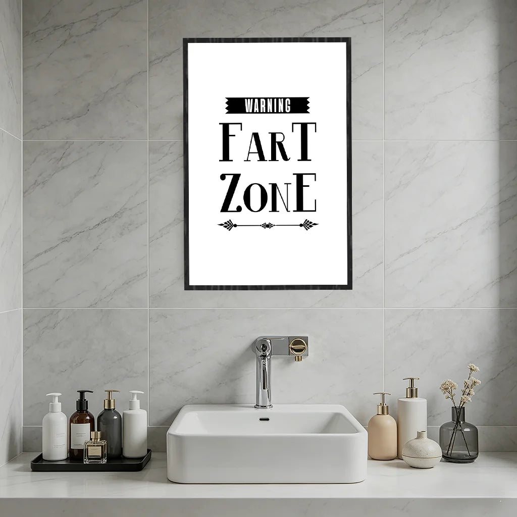 Nordic Funny Bathroom Canvas Wall Art | Toilet Quote Poster Canvas Wall Art Peaceful Pleasures Health and Wellness