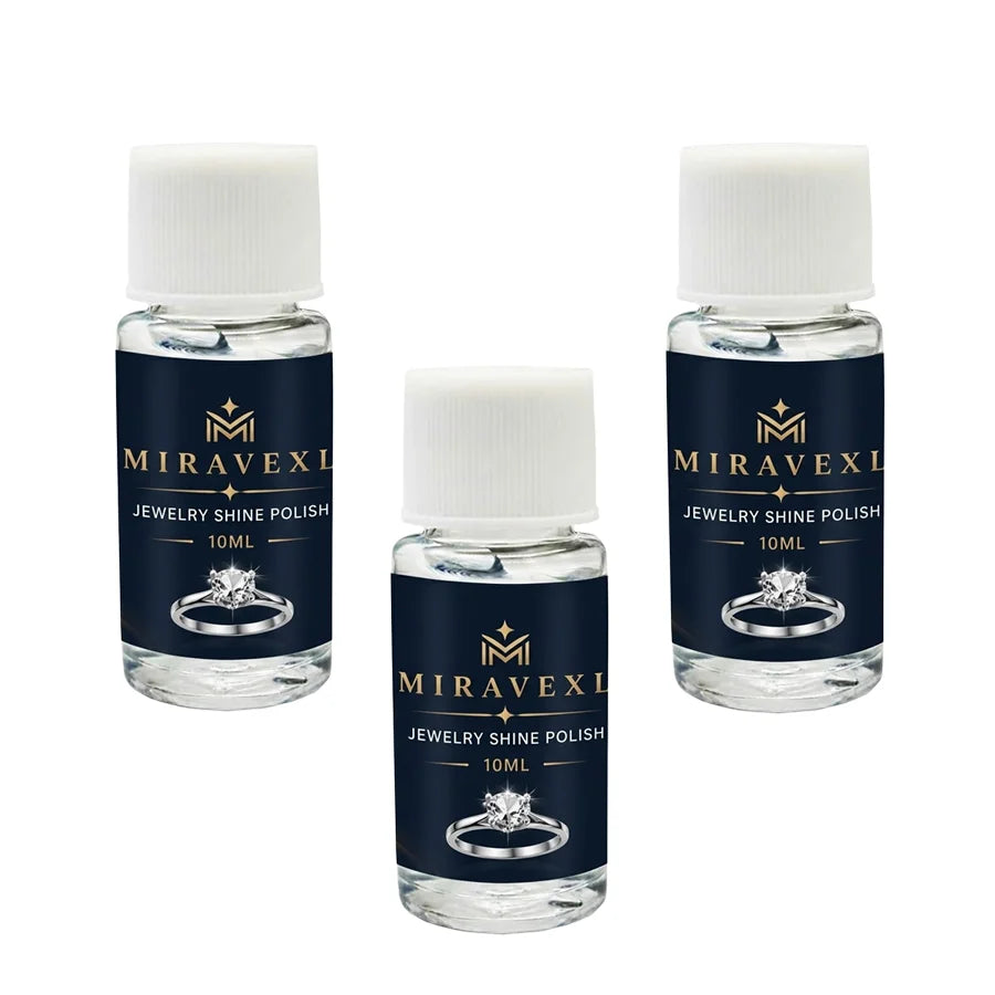 MIRAVEXL Gold & Silver Jewelry Cleaner Polish Solution 10ml