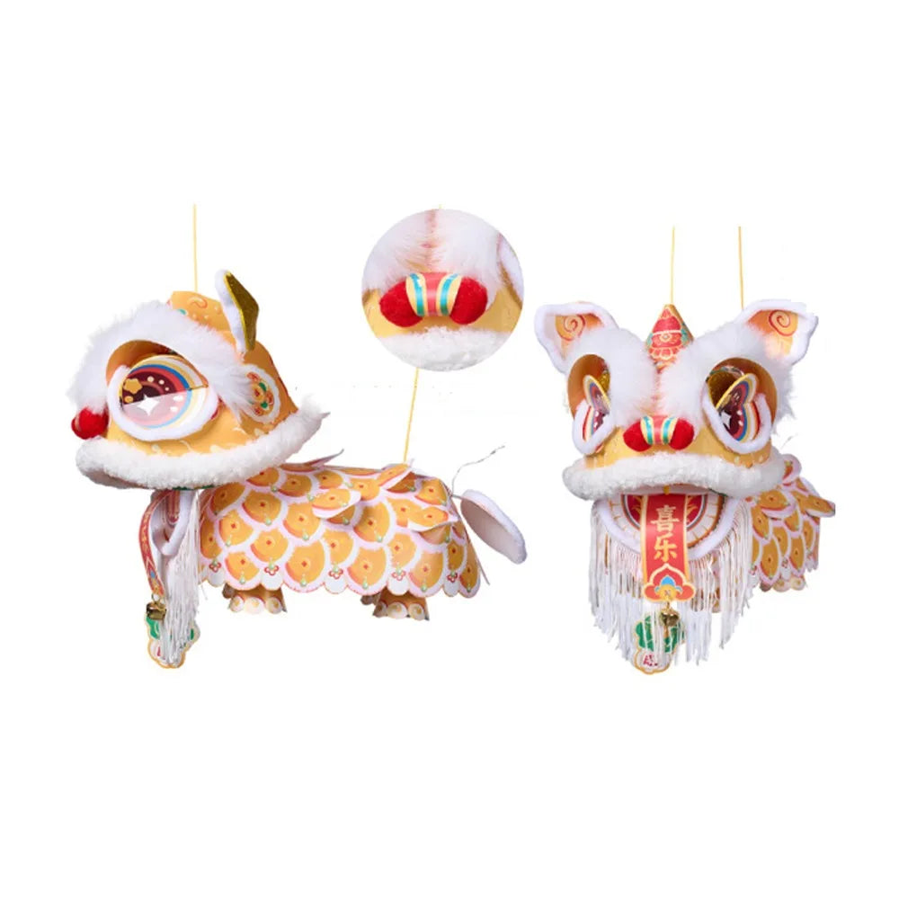 2026 Lion Dance Lantern DIY Kit | Chinese New Year Craft
