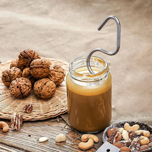 1 Set of Stainless Steel Peanut Butter Blender Food-grade Material Butter Sauce Blender A Convenient Kitchen Tool Peaceful Pleasures Health and Wellness