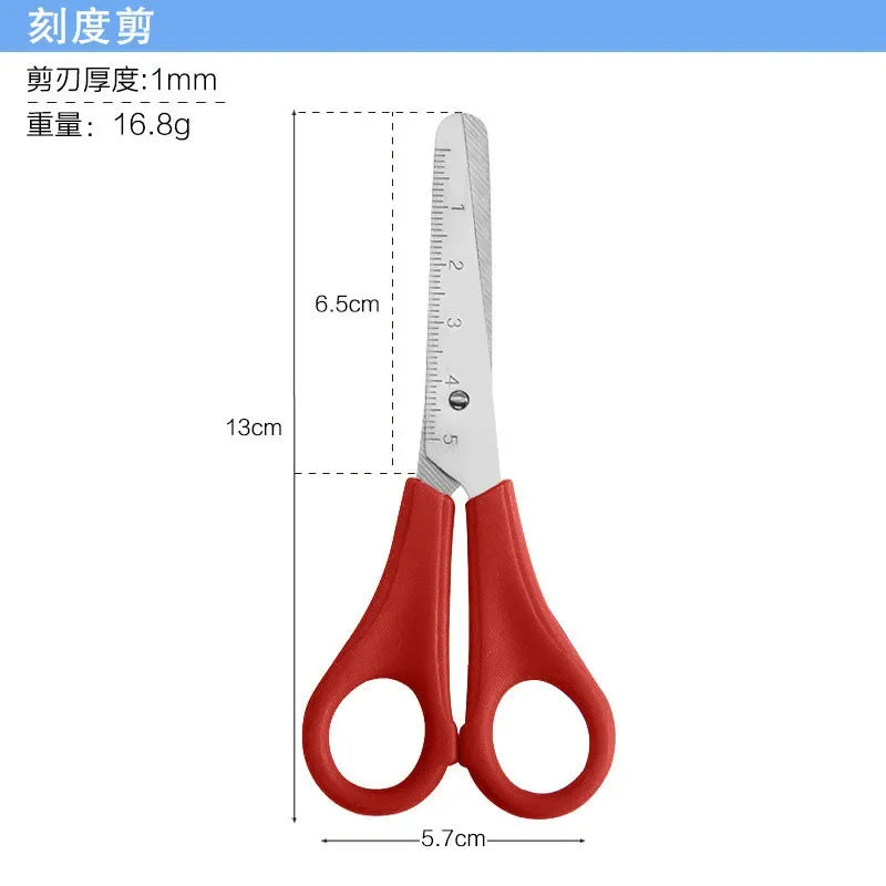 Graduated Safety Scissors with Ruler – Student & DIY Crafts