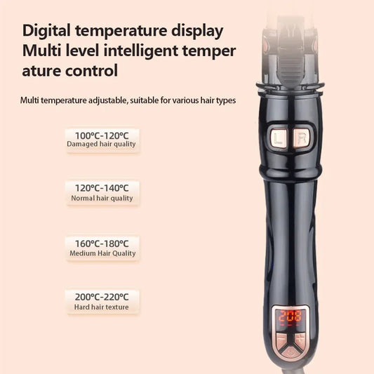 Automatic Rotating Curling Iron | Big Wave Electric Curler Automatic Curling Iron Peaceful Pleasures Health and Wellness