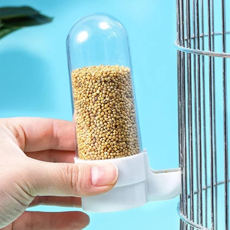 Hanging Bird Water Dispenser & Cage Feeder – S & L Sizes