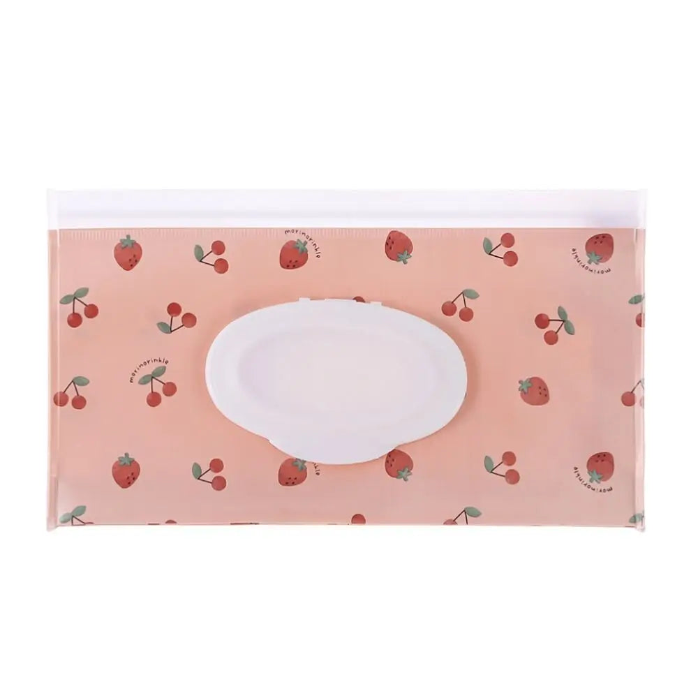 EVA Refillable Baby Wipes Pouch | Flip Cover Snap-Strap Holder