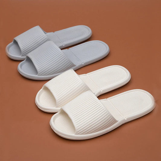 Foldable EVA House Slippers | Non-Slip Travel Hotel Slides House Slippers Peaceful Pleasures Health and Wellness