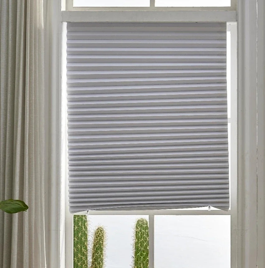 Self-Adhesive Pleated Window Blind | No-Drill Privacy Shade