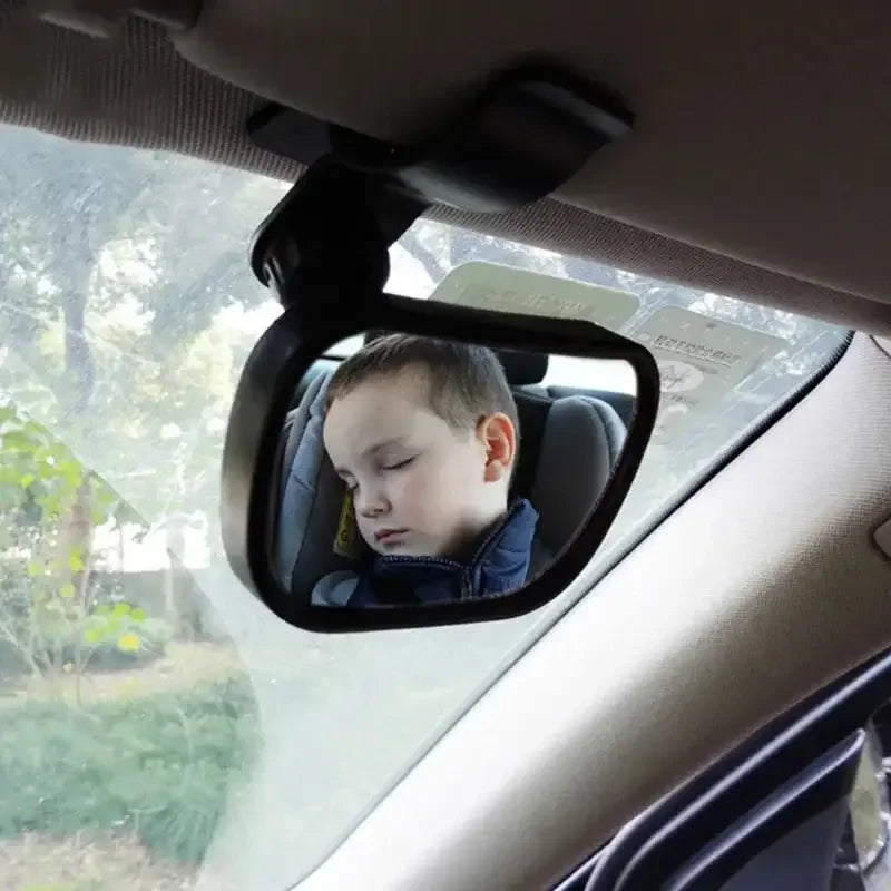 Mini Rear Infant Car Seat, Adjustable Rear Convex Mirror, Child Monitor, In-Car, 2-in-1 Peaceful Pleasures Health and Wellness