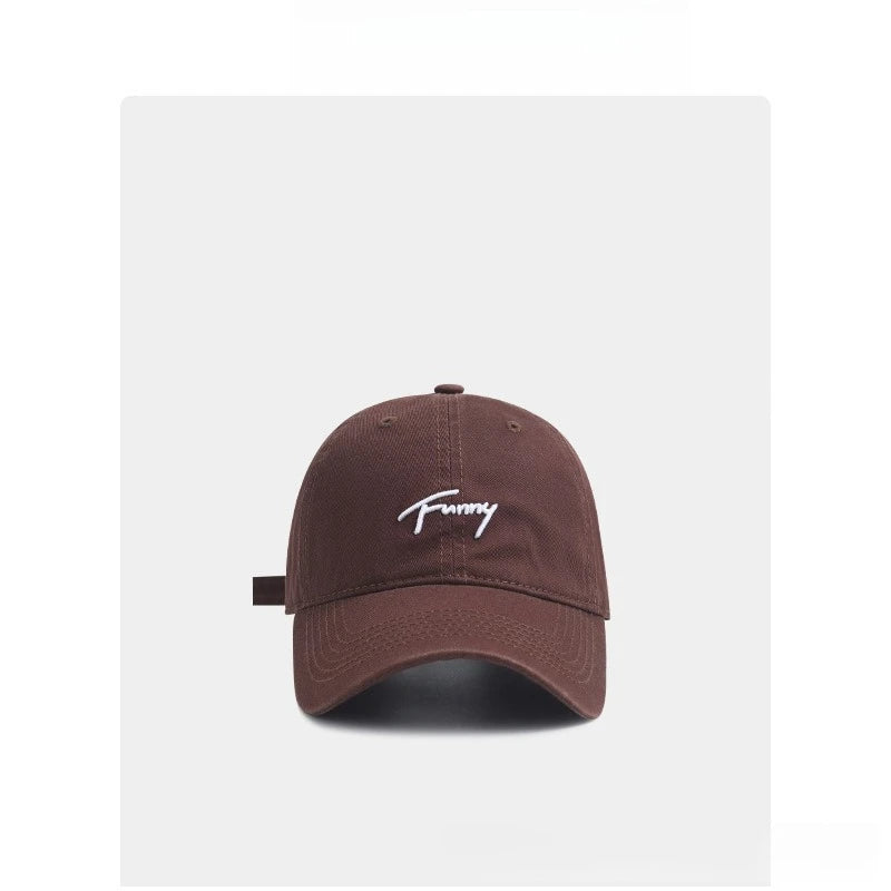 Women's Korean Embroidered Baseball Cap | Sun Protection Hat
