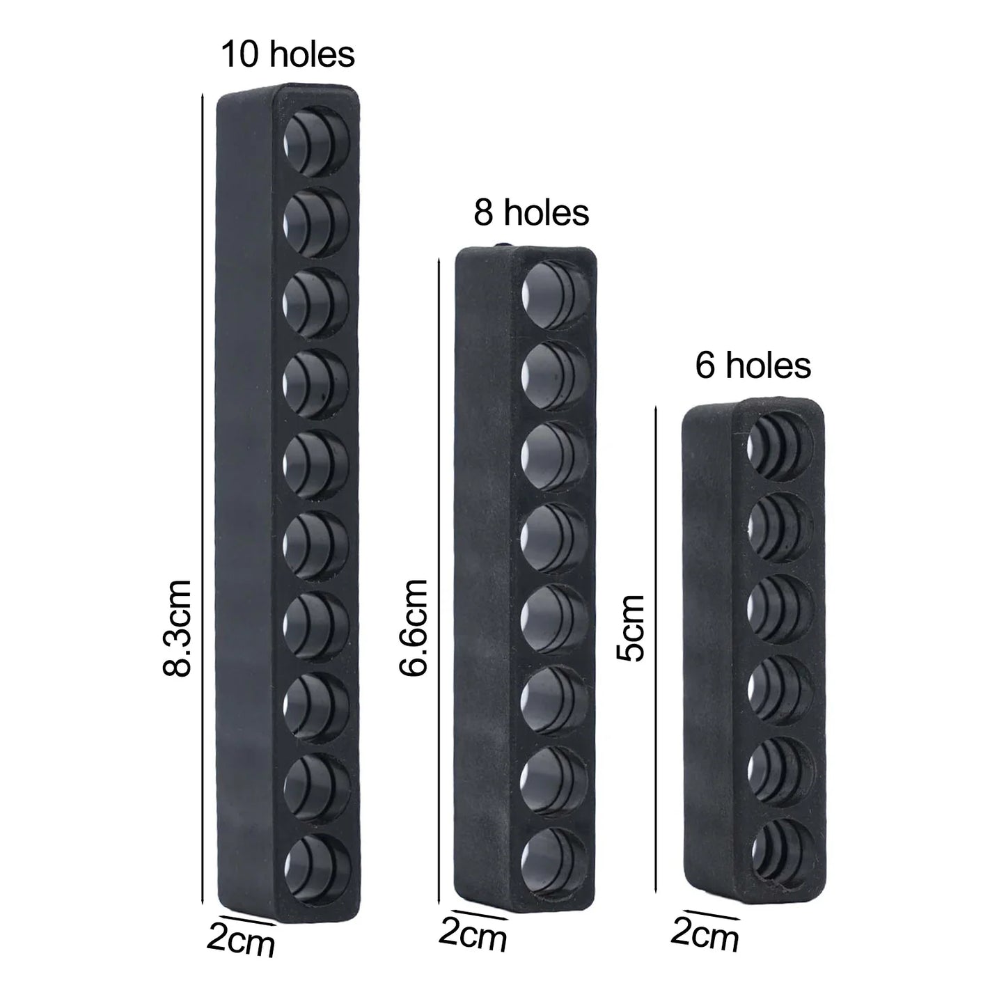 Bit Holder 6 8 10 Hole 1 4 Hex Shank Screwdriver Plastic Storage Box