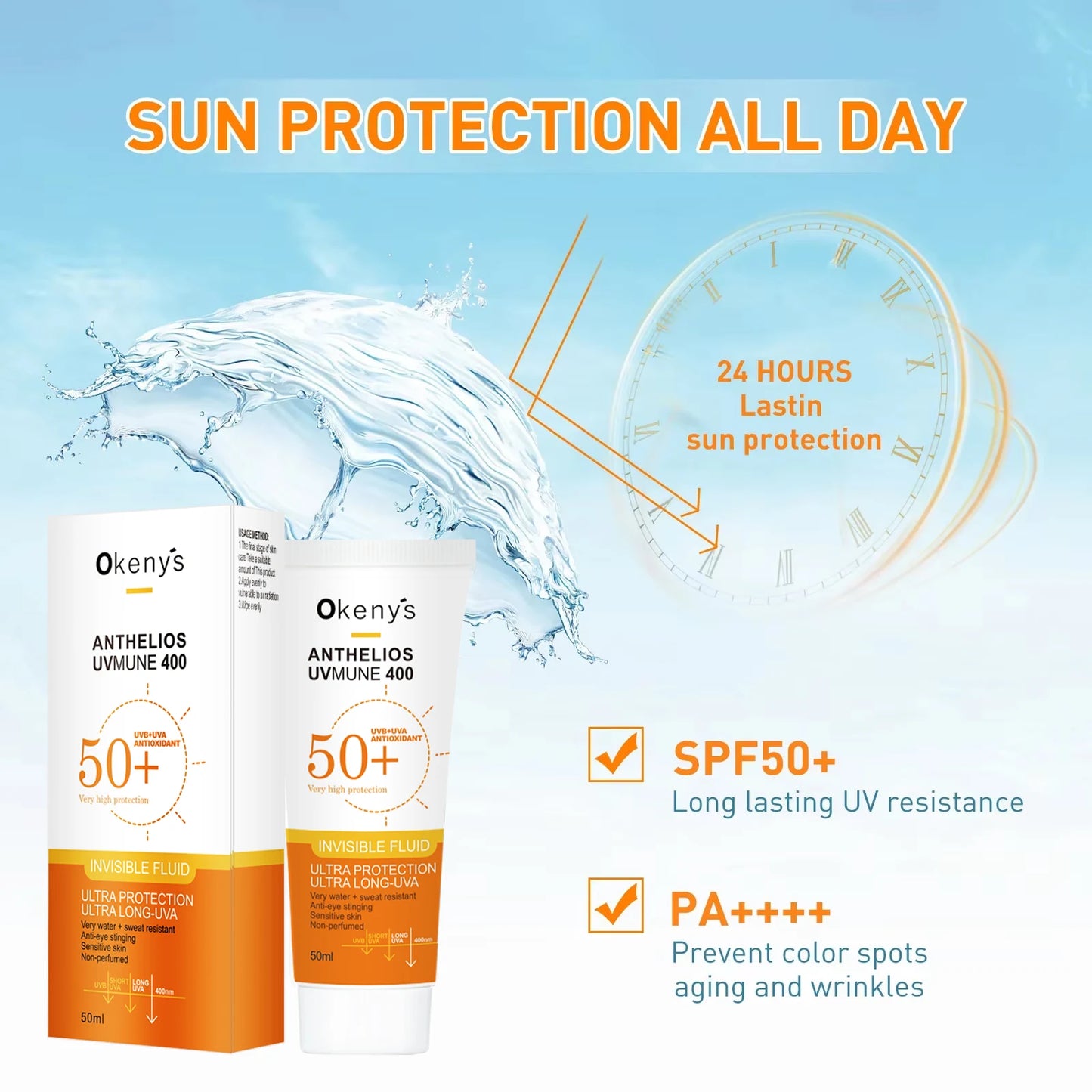 Original 50ml SPF50 Face and Body Sunscreen Peaceful Pleasures Health and Wellness