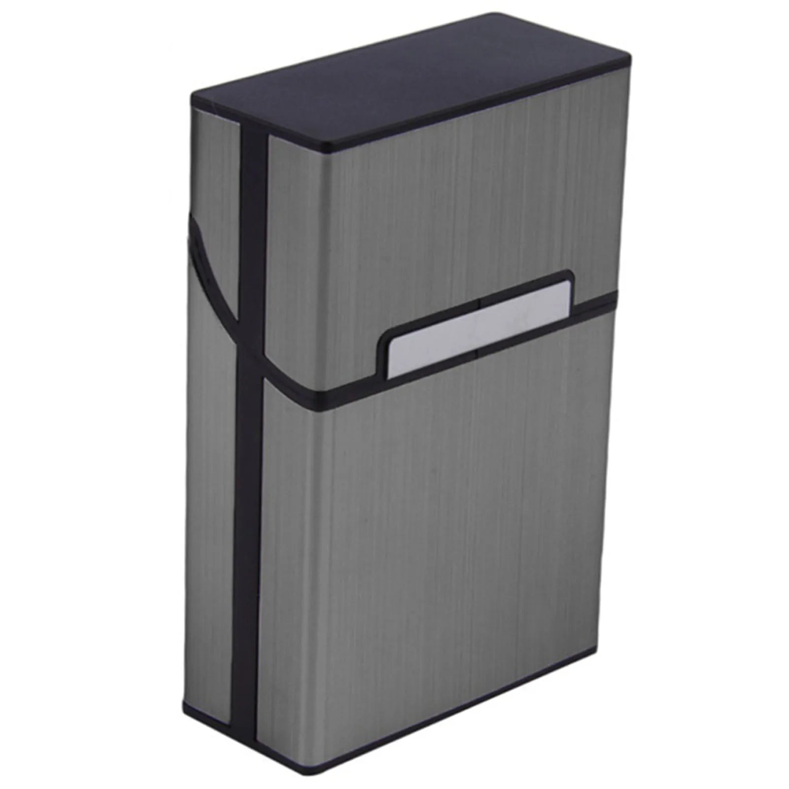 Cigarette Case Storage Container Durable Portable 20 Capacity Cigarette Case for Home & Business Occasions Peaceful Pleasures Health and Wellness Grey