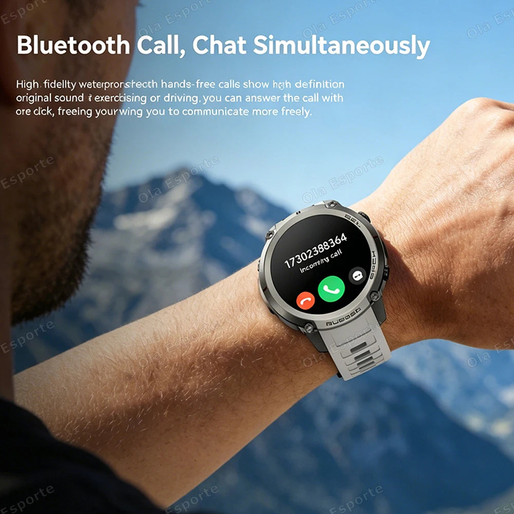 Ola Esporte GPS Smartwatch AMOLED 5ATM 170+ Sports Modes