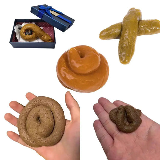 Simulated Feces Prank Props Fake Dog Poop Stress-relieving Toys Play Peaceful Pleasures Health and Wellness
