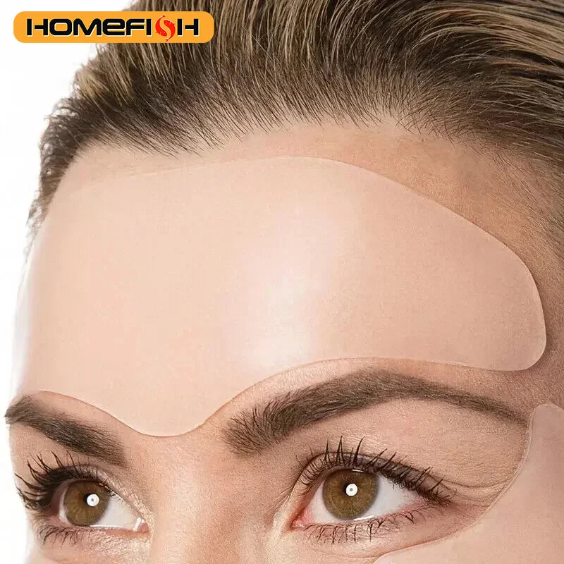 HOMEFISH Wrinkle-Reducing Forehead & Eye Care Kit - Anti-Aging Gel Patches, Firming Lift Masks & Forehead Line Remover Peaceful Pleasures Health and Wellness